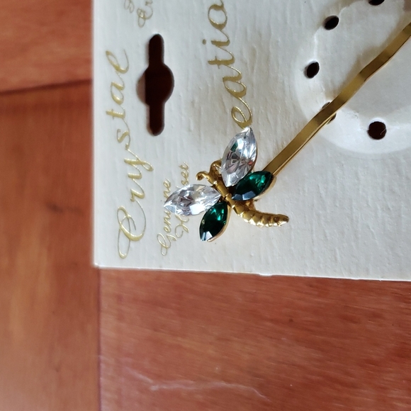 Austrian Crystal Handset Bobby Pins Lot of 2 - Picture 6 of 12